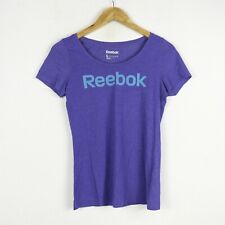 Reebok Jersey Size S Women Comfortable Logo Cotton Practical Solid Dye Blue Woman