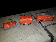 Thomas the Train Trackmaster Flynn Fire Truck w/Hose Car Motorized 3pcs. Mattel
