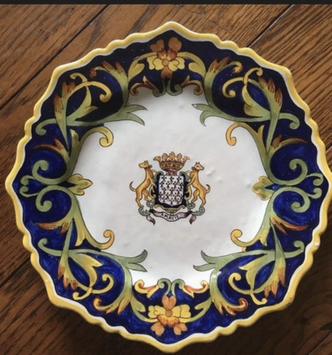 Assiette faïence ancienne