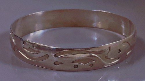 Superbe bracelet jonc argent