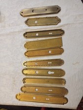 Brass Door Plates Lot / Retro Style 