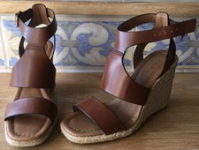 Sandales à talons compensées