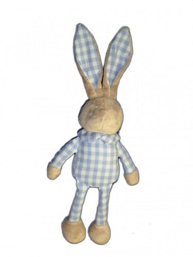 Doudou lapin bleu - doudou, laboratoires