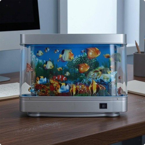 Aquarium décoratif lumineux - aquarium,