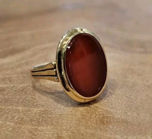 Bague chevalière jaune - bague,