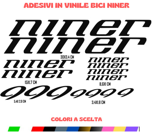 Adhésifs niner bici - 15,