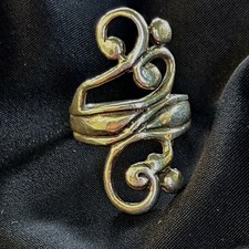 Bague Artisan Ouvragée Argent 925 Taille 59