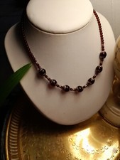 Collier Touareg Pierre Et Argent Ethnique 