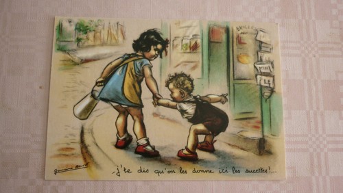 Cpsm humour germaine bouret - cpsm,
