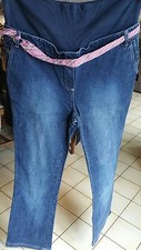 Jean vêtements femme maternité grossesse Taille 40 42 Bleu 