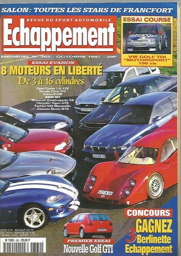 Echappement 362 golf tdi - n°362,