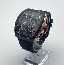 Montre cadran rectangle Noir