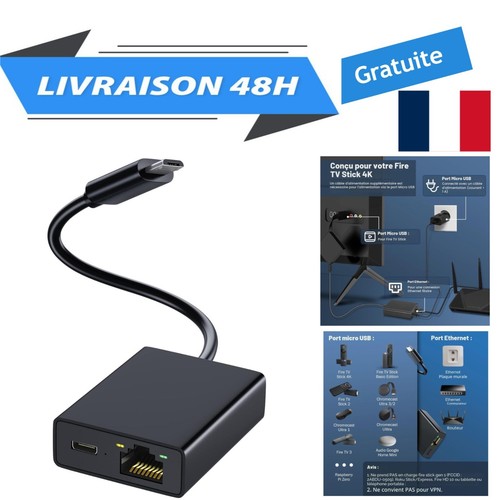 Adaptateur ethernet micro usb - adaptateur,