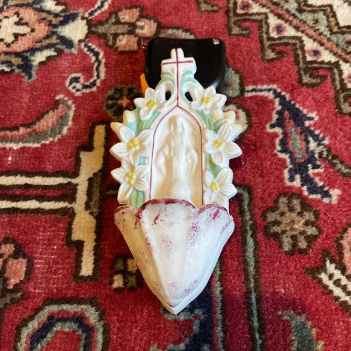 Vierge marie bénitier - vierge,