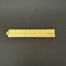 18th Century Engraved Brass King's Foot M3484