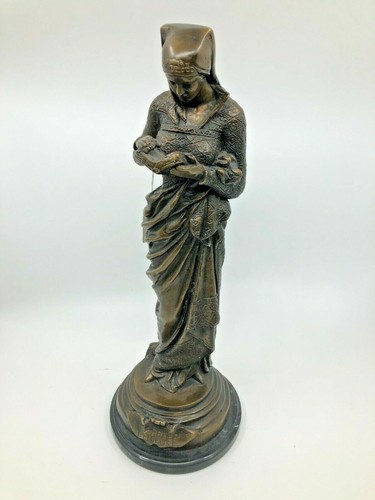 Bronze sculpture liseuse - bronze, liseuse"