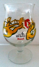 COLLECTOR , VERRE A BIERE DUVEL 33CL , THE 6 HOPES DEVILS , ref VD146