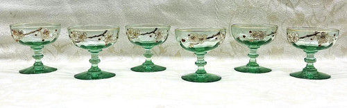 Legras enamelled saké glasses - legras,