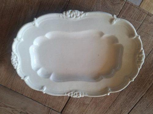 Plat ovale porcelaine - plat,