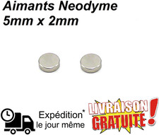Lot 2 Aimant Super Fort 5 x 2