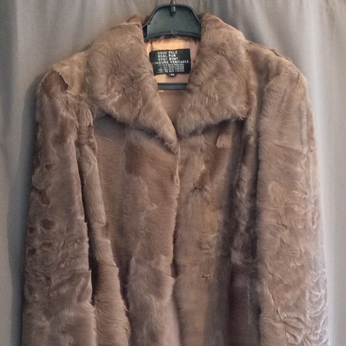 Manteau fourrure véritable - , en