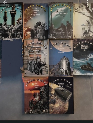 Lot livres jules verne - lot,