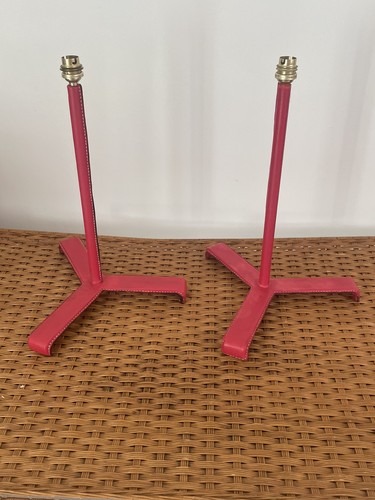 Paire lampes jacques adnet - jacques,
