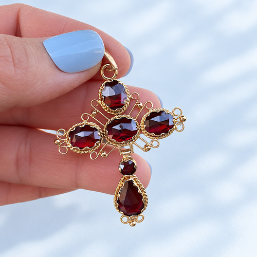Pendentif croix ancienne - pendentif,