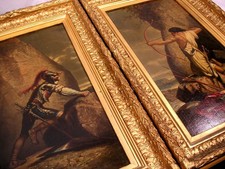 PAIRE DE TABLEAU PEINTURE