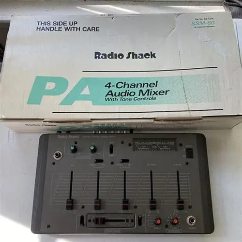 Vintage radio shack - shack, ssm-60
