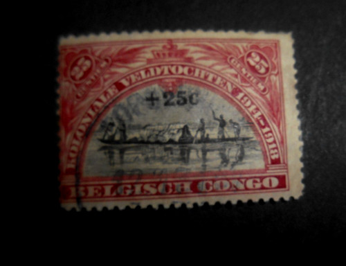 Timbre congo belge colonie - ,