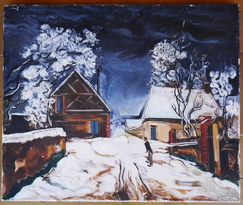 Tableau signé barrachino - tableau,