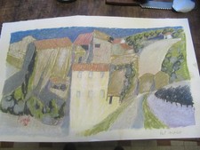 Paul Coupille.  Grand pastel 