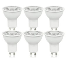 6 Pcs LED Track Lighting Replaceable GU10 Bulbs. Switchable To 3000K/4000K/6000K