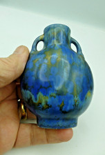 Petit vase en grès signé  Pierrefonds.