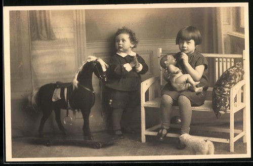 Photographie deux enfants - , avec