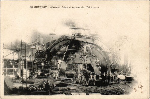Cpa creusot marteau - ak,