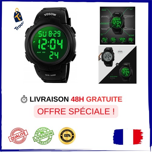 Montre homme sport étanche - montre,