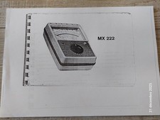 Photocopie Notice Metrix MX222