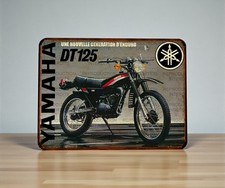 Plaque métal Yamaha 125 DTMX