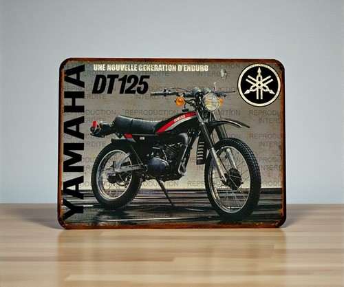 Plaque métal yamaha 125 dtmx - yamaha,