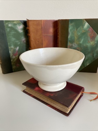 Ancien bol blanc beige digoin - blanc,