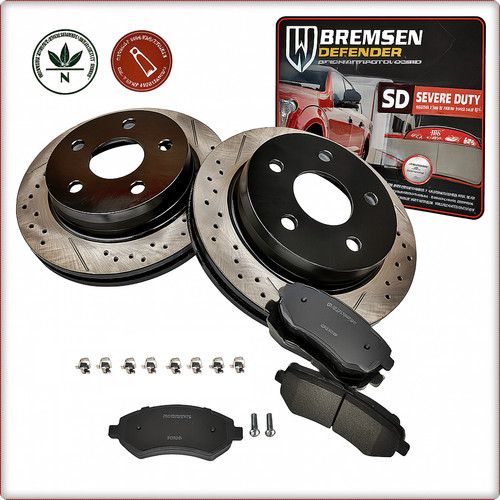 Disques frein percés - 2x, de