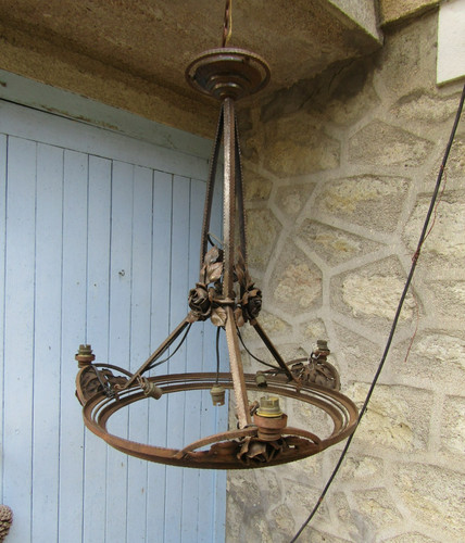 Grand lustre ancien - lustre,