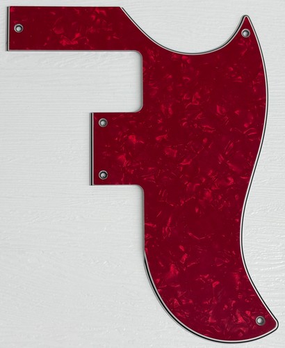 Red pearl pickguard scratch - pearl,