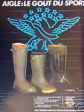 1981 EAGLE FIRST FRENCH HUNTING BOOT MANUFACTURER PRESS AD