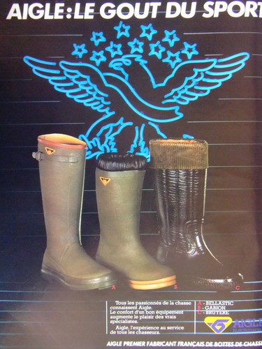 Publicite presse 1981 aigle - de,