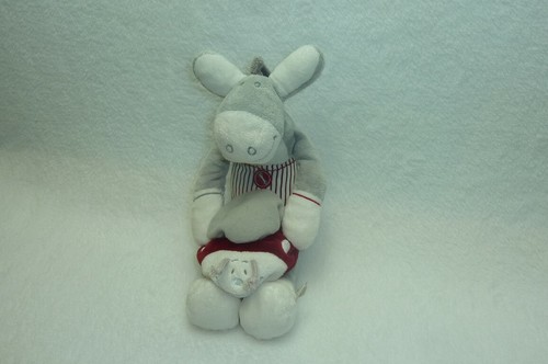 Doudou âne peluche coccinelle - Âne,