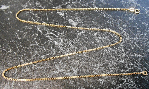 Chaine maille venitienne or - venitienne, en