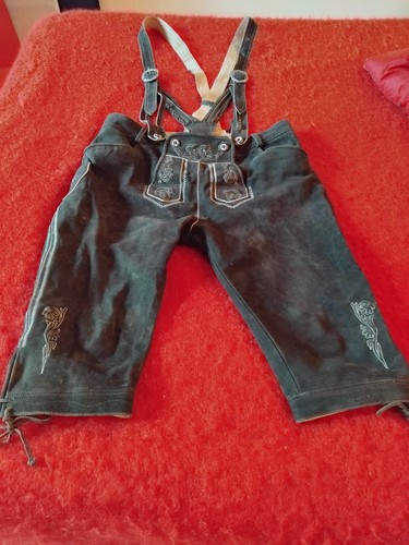 Vintage short bavarois cuir - en,